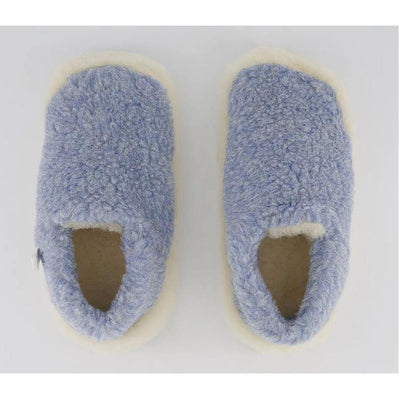 Yoko Wool Full Slippers Light Blue - Studio Play
