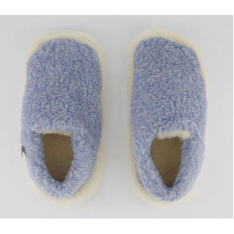 Yoko Wool Full Slippers Light Blue - Studio Play