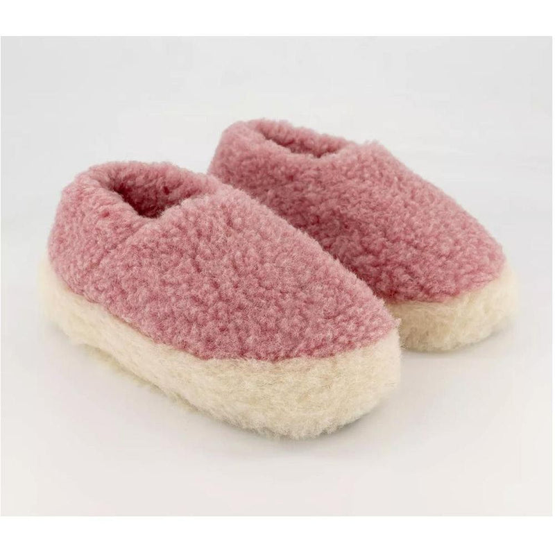 Yoko Wool Full Slippers Pink