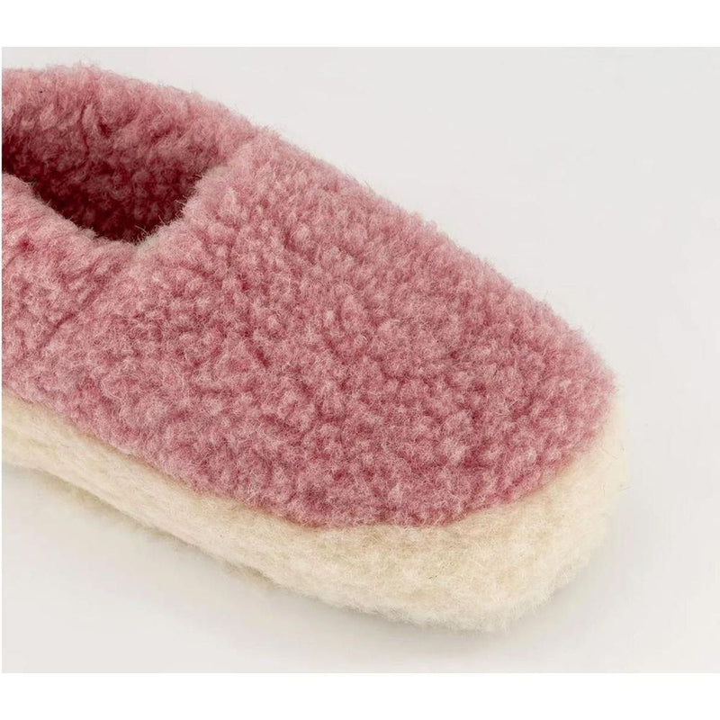 Yoko Wool Full Slippers Pink