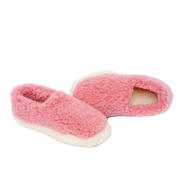Yoko Wool Full Slippers Pink