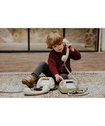 Yuki Baby Raglan Cardigan Plum