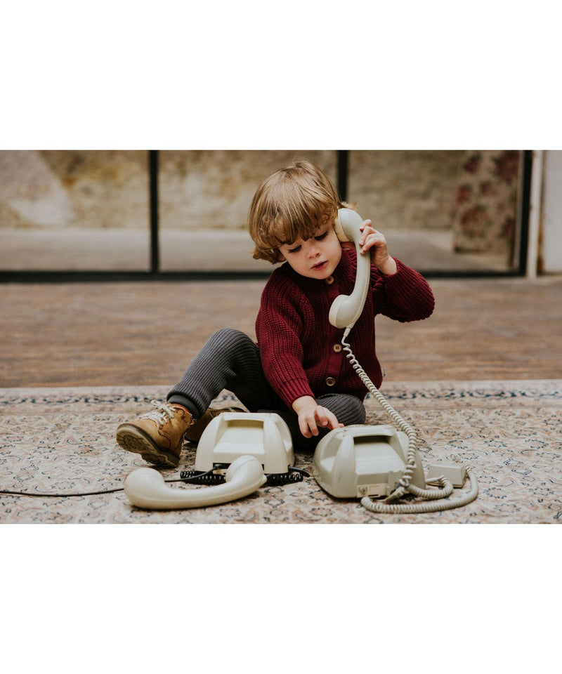 Yuki Baby Raglan Cardigan Plum