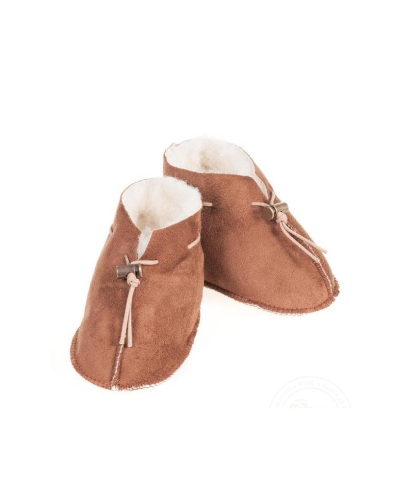 Alwero babyslof Emo Velours Donkerbruin