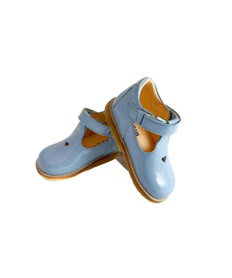 Angulus Starter Mary Jane With Heart And Velcro