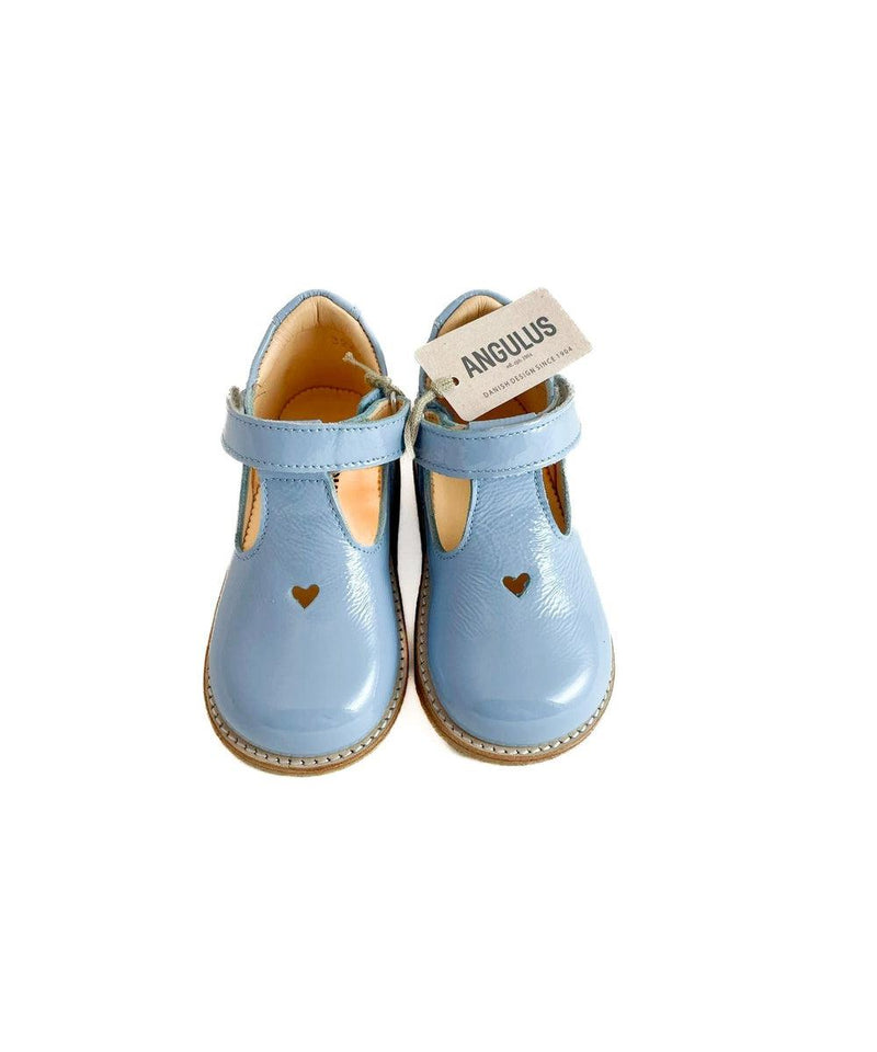 Angulus Starter Mary Jane With Heart And Velcro