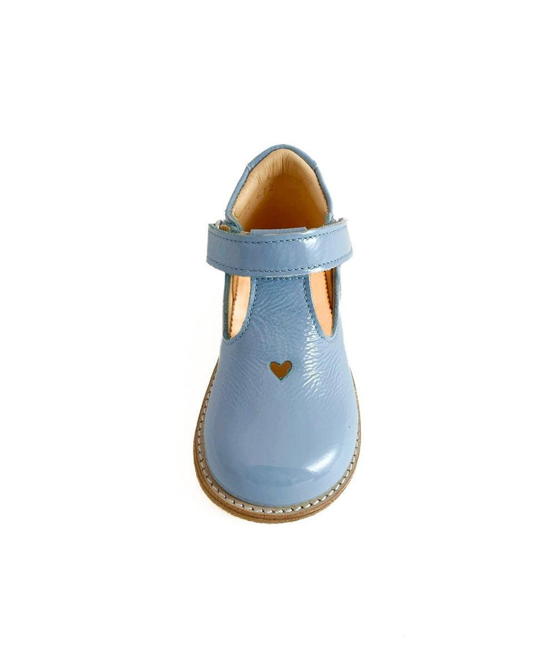 Angulus Starter Mary Jane With Heart And Velcro