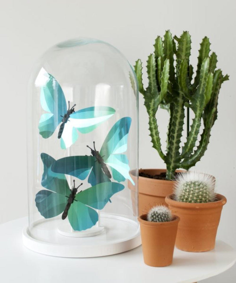 Assembli Moprho Vlinder - Glossy Caribbean Green