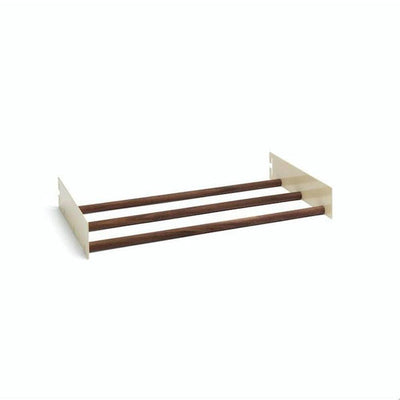 Atelier Belge Modul Clothing Rack 45 American Walnut Light Ivory