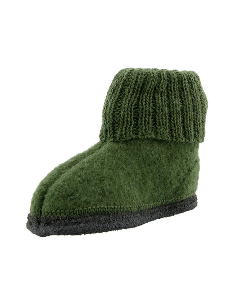 Bergstein Slofjes Cozy Forest Green