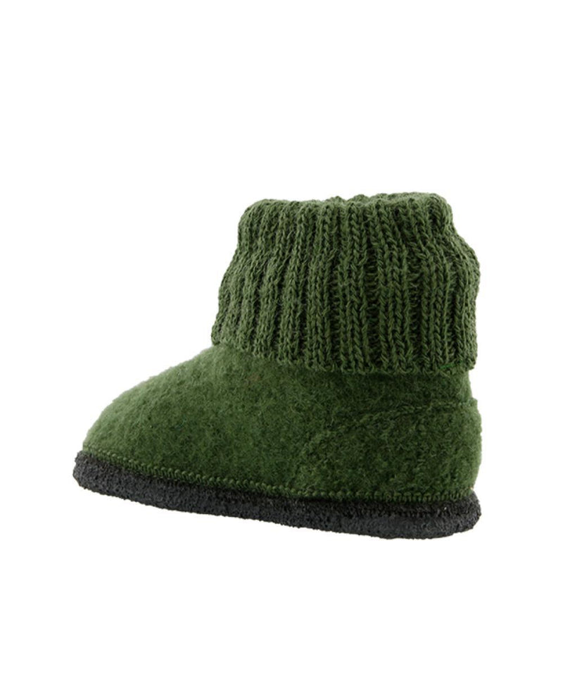 Bergstein Slofjes Cozy Forest Green