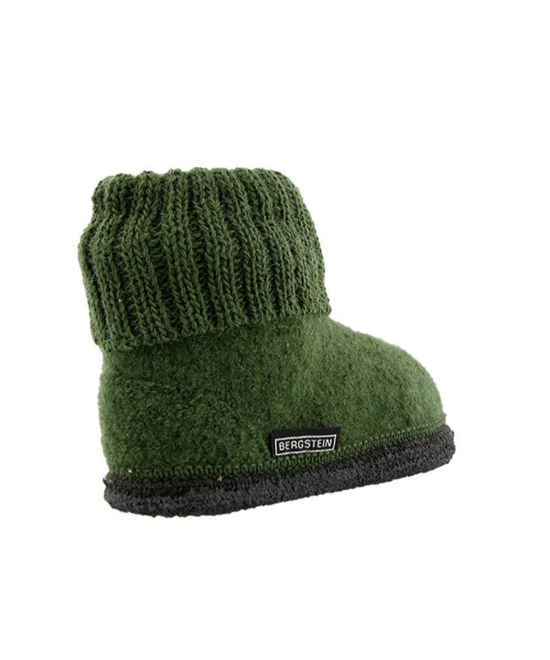 Bergstein Slofjes Cozy Forest Green