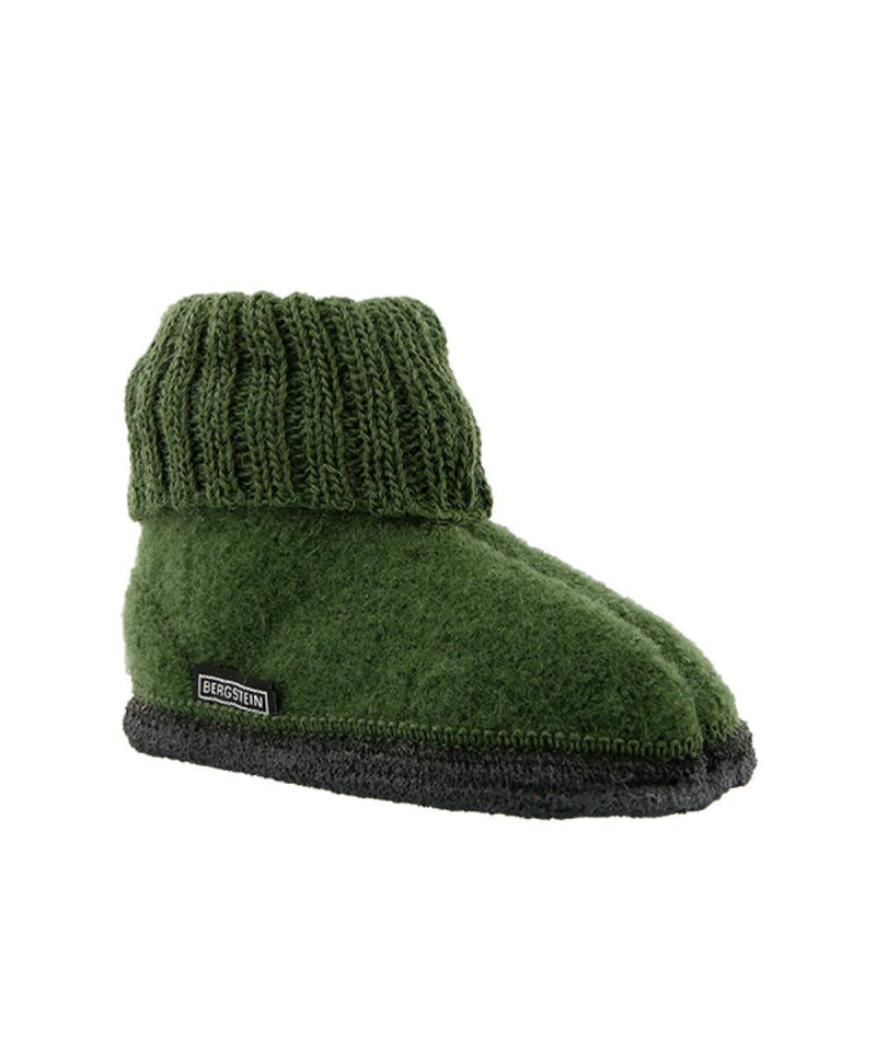 Bergstein Slofjes Cozy Forest Green