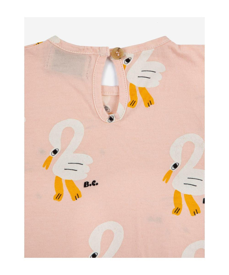 Bobo Choses Baby Pelican Ruffle T-Shirt