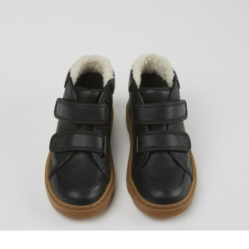 Camper Wool Kido Black Velcro - Studio Play