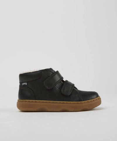 Camper Wool Kido Black Velcro