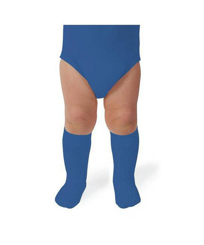 Collégien La Haute Ribbed Knee-High Socks Bleu Saphir