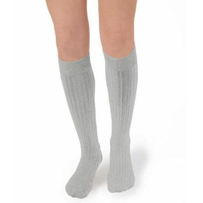 Collégien La Haute Ribbed Knee - High Socks Jour De Pluie - Studio Play