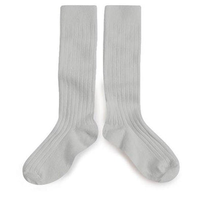 Collégien La Haute Ribbed Knee - High Socks Jour De Pluie - Studio Play