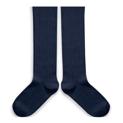 Collégien La Haute Ribbed Knee - High Socks Nuit Etoile - Studio Play