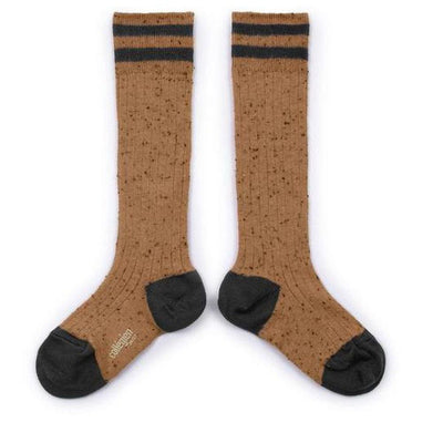 Collégien Ribbed Knee - High Socks Caramel - Studio Play