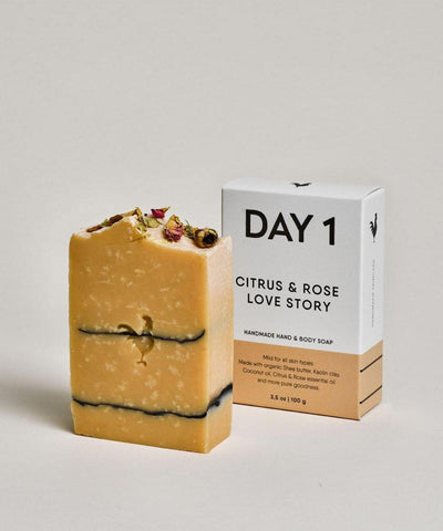 DAY 1 Citrus & Rose Love Story Hand & Body Soap Bar