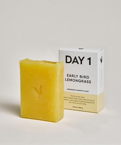 DAY 1 Early Bird Lemongrass Shampoo & Soap Bar
