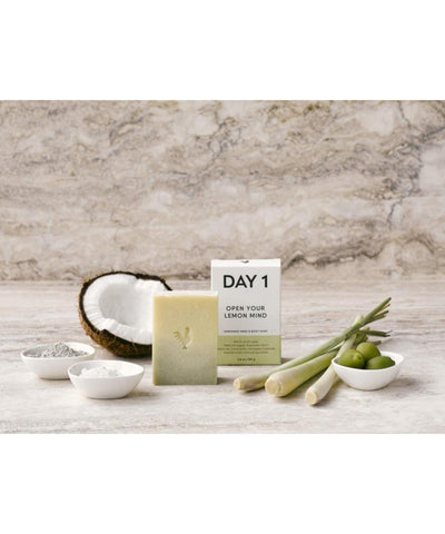 DAY 1 Open Your Lemon Mind Hand & Body Soap Bar