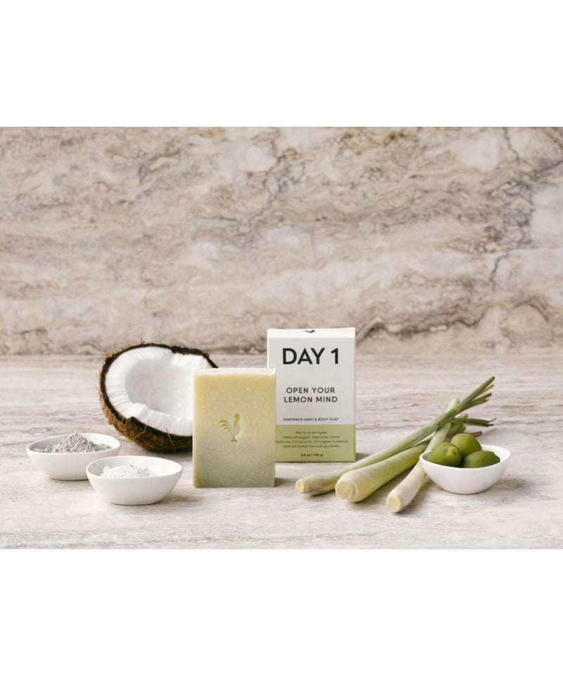 DAY 1 Open Your Lemon Mind Hand & Body Soap Bar
