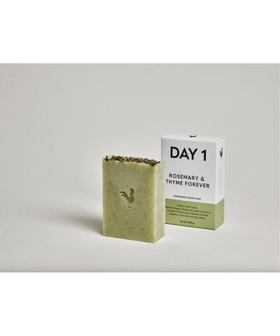 DAY 1 Rosemary & Thyme forever scrub bar