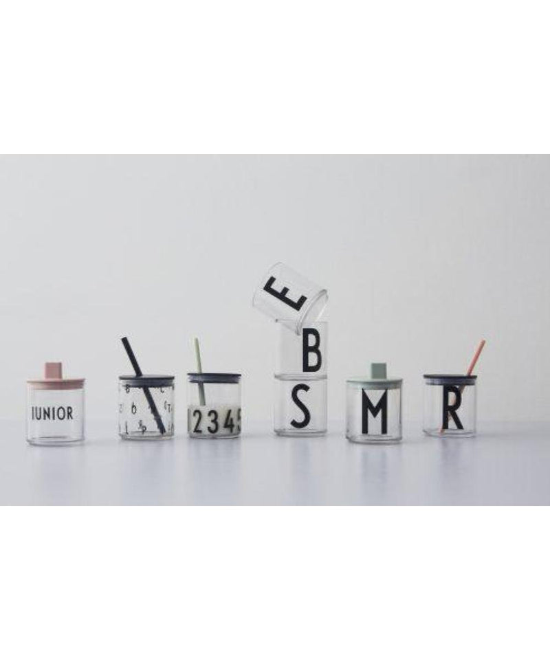Design Letters Drinkteutje Beker Transparant Nude