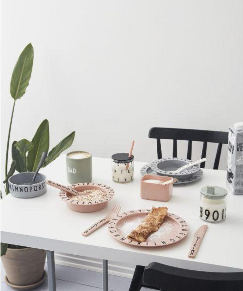 Design Letters Drinkteutje Beker Transparant Nude