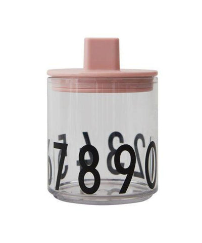 Design Letters Drinkteutje Beker Transparant Nude