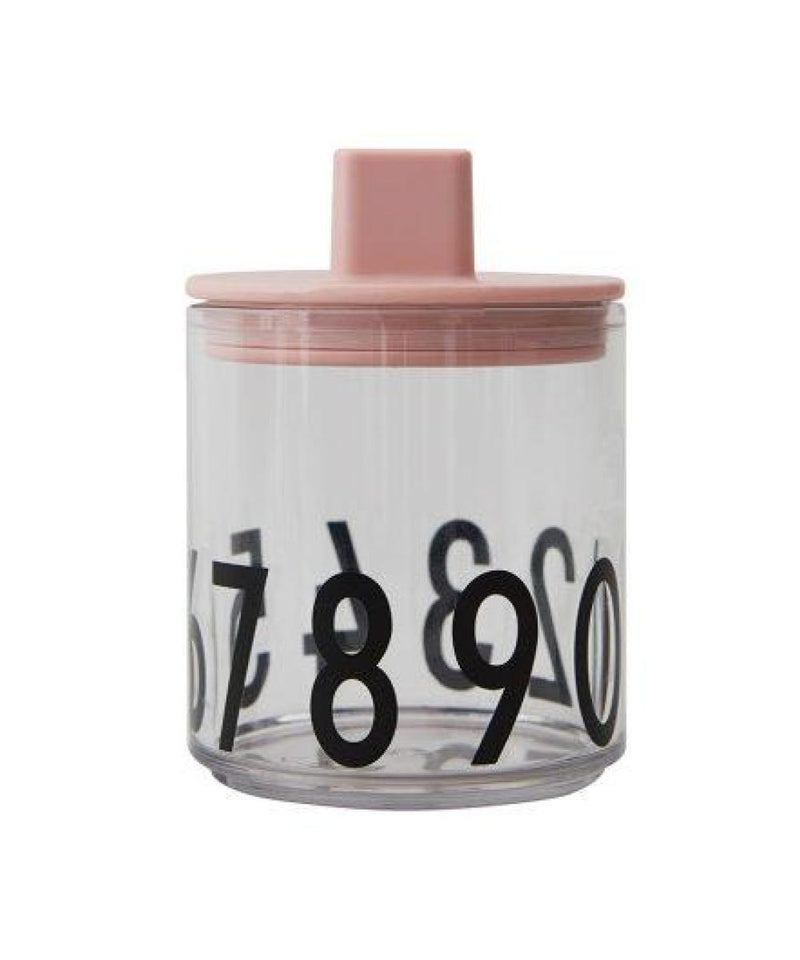 Design Letters Drinkteutje Beker Transparant Nude