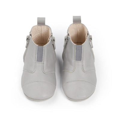 Dusq First Step Shoes Cloud Grey Leather - Studio Play