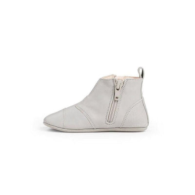 Dusq First Step Shoes Cloud Grey Leather - Studio Play