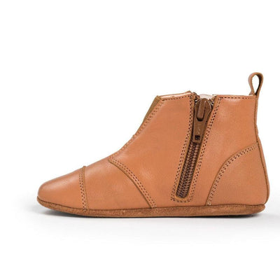 Dusq First Step Shoes Sunset Cognac Leather