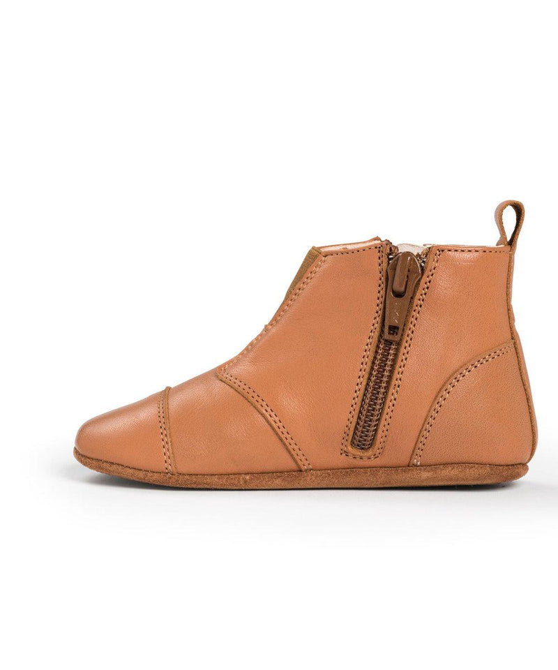 Dusq First Step Shoes Sunset Cognac Leather