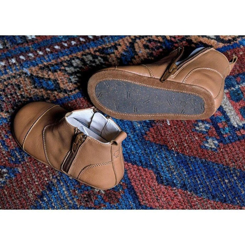 Dusq First Step Shoes Sunset Cognac Leather - Studio Play