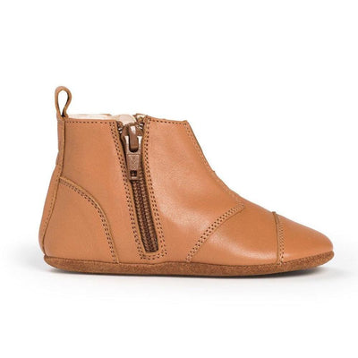 Dusq First Step Shoes Sunset Cognac Leather