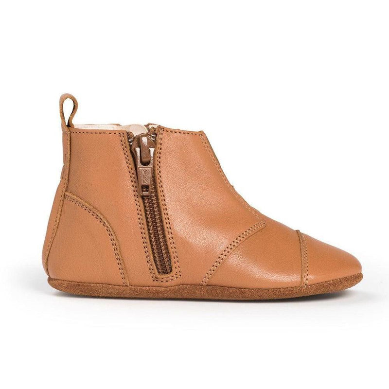Dusq First Step Shoes Sunset Cognac Leather