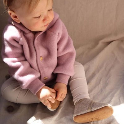 En Fant BABY Wool Sand Melange Slippers - Studio Play