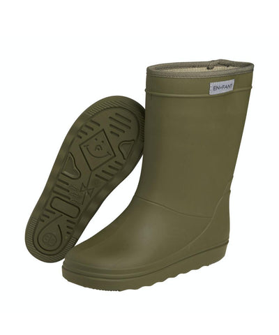 En Fant Thermal Boots Solid Ivy Green