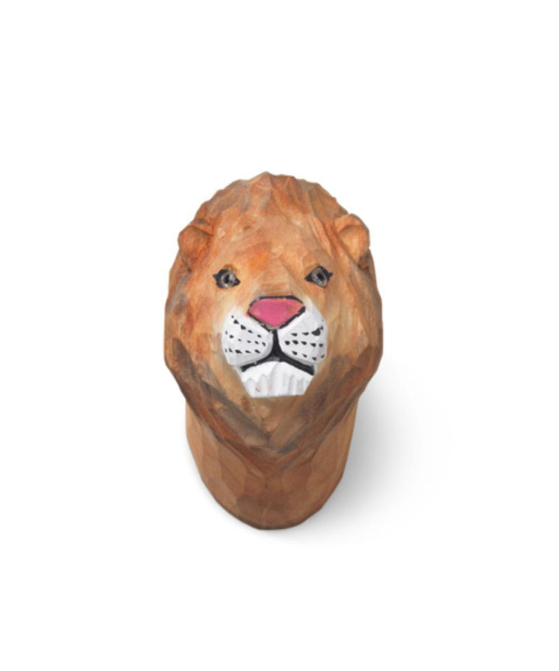 Ferm Living Animal Hand-Carved Hook Leeuw