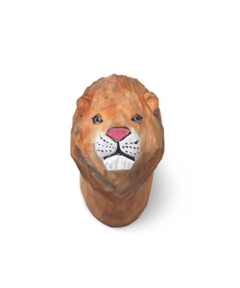Ferm Living Animal Hand - Carved Hook Leeuw - Studio Play