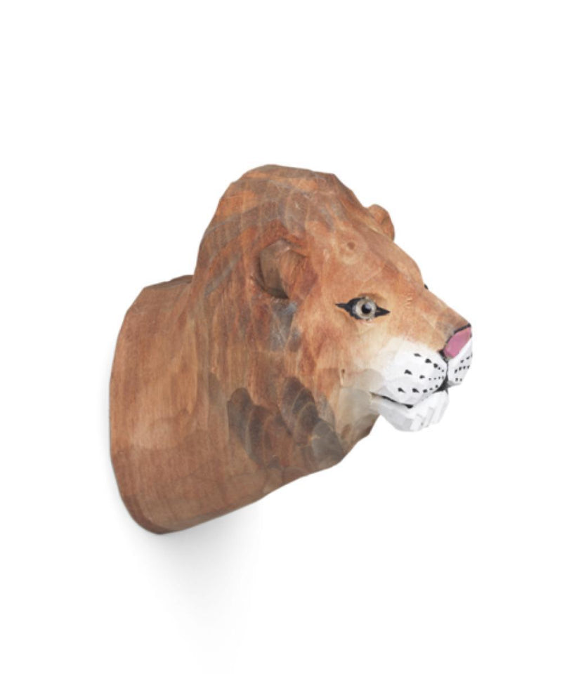 Ferm Living Animal Hand-Carved Hook Leeuw