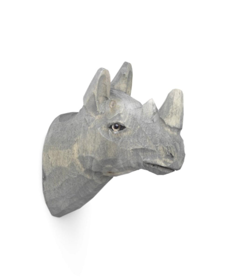 Ferm Living Animal Hand-Carved Hook Neushoorn