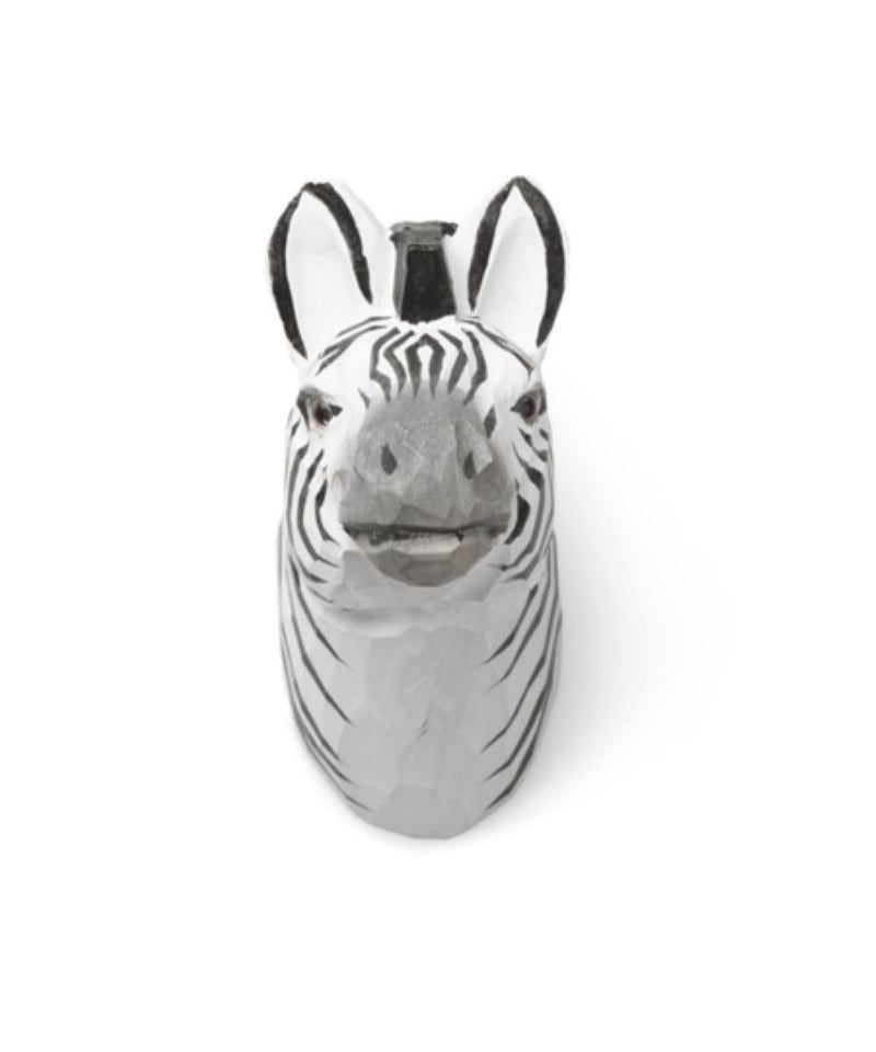 Ferm Living Animal Hand - Carved Hook Zebra - Studio Play