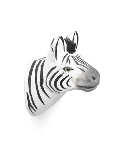 Ferm Living Animal Hand - Carved Hook Zebra - Studio Play