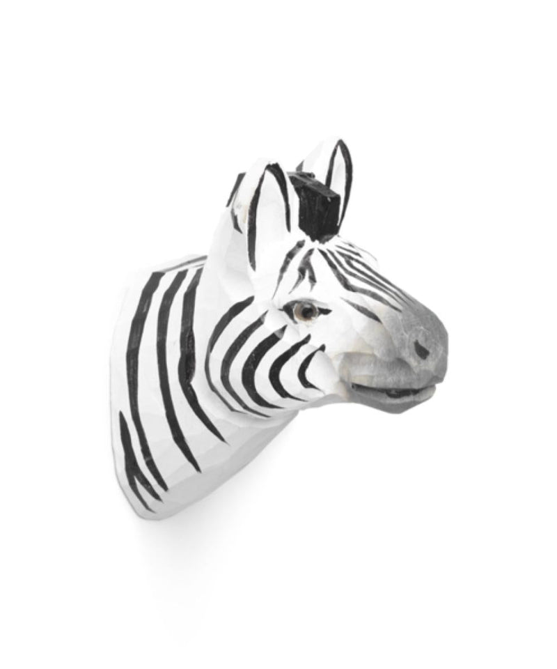 Ferm Living Animal Hand-Carved Hook Zebra